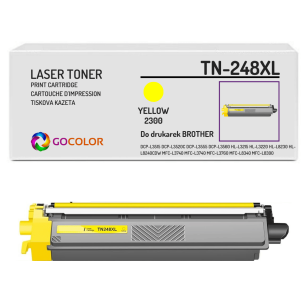Toner do BROTHER TN248XL Y DCPL3555 DCPL3560 MFCL3740 Yellow  Zamiennik 2.3K