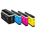 4 X TUSZ do HP 963XL CMYK Zamiennik CHIP anti-upgrade - 3
