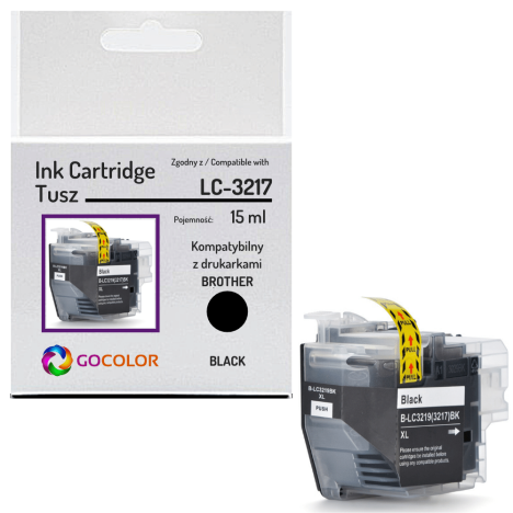 Tusz do BROTHER LC3217 Black zamiennik