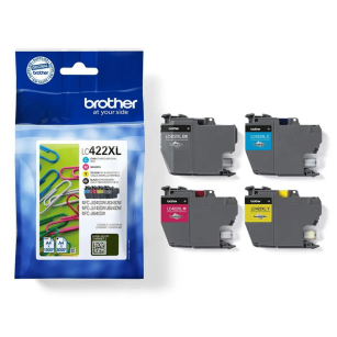 4 x Brother oryginalny Tusz LC-422XLVAL