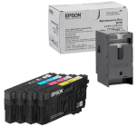 Epson oryginalny tusz 35XL T3596 C13T35964010 + oryginalny pojemnik na zużyty tusz C13T671500 4-pak - 2