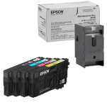 Epson oryginalny tusz 35XL T3596 C13T35964010 + oryginalny pojemnik na zużyty tusz C13T671500 4-pak - 2