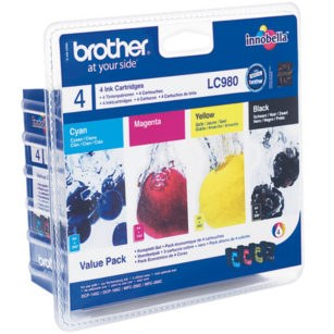 Brother oryginalny Tusz LC-980VALBP cyan/magenta/yellow/black
