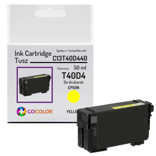 Tusz do EPSON T40D4 C13T40D440 SureColor SCT2100 SCT3100 SCT5100 yellow Zamiennik 50ml