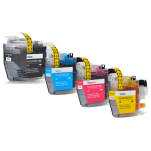 4 X TUSZ do BROTHER LC3217 zamiennik - 2