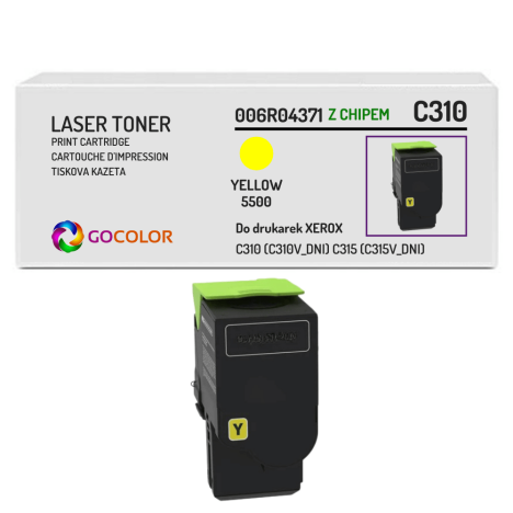 Toner do XEROX C310 C315 006R04371 5.5K XL yellow zamiennik