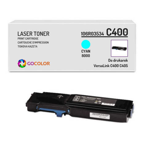 EOL Toner do XEROX C400 C405 106R03534 Cyan Zamiennik