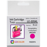 Tusz do BROTHER LC225XLM Magenta zamiennik - 2