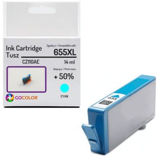 Tusz do HP CZ110AE 655XL Cyan Zamiennik