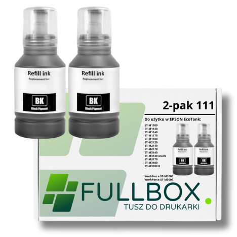 FULLBOX 2-pak Tusz do EPSON 111 T03M1 C13T03M140