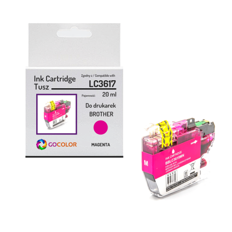 Tusz do BROTHER LC3617 Magenta zamiennik