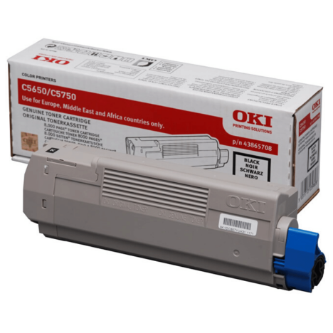 EOL OKI oryginalny toner C5650 C5750 n, dn, 43865708 black