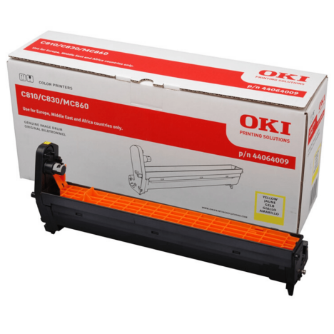 OKI oryginalny Bęben C801 C810 C821 C830 MC851 MC860 MC861 MC862 44064009 yellow