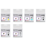 6 X TUSZ do CANON PGI550XL CLI551XL black pigment / black / cyan / magenta / yellow zamiennik - 2
