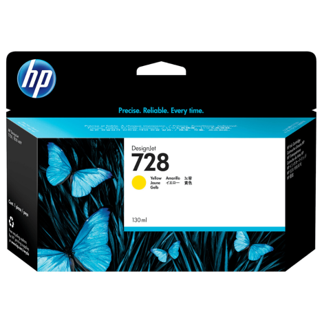 HP oryginalny Tusz F9J65A 728 yellow