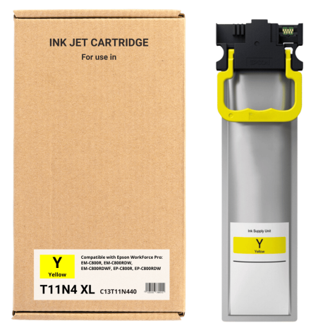 Tusz do EPSON T11N4 C13T11N440 Epson WorkForce Pro EM-C800 EP-C800 yellow Zamiennik 5.0K