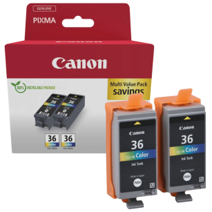Canon oryginalny tusz CLI36 1511B025 color 2-pak