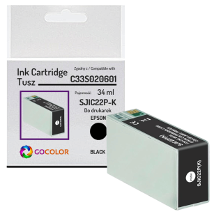Tusz do EPSON SJIC22P-K C33S020601 ColorWorks C3500 34.0ml black zamiennik