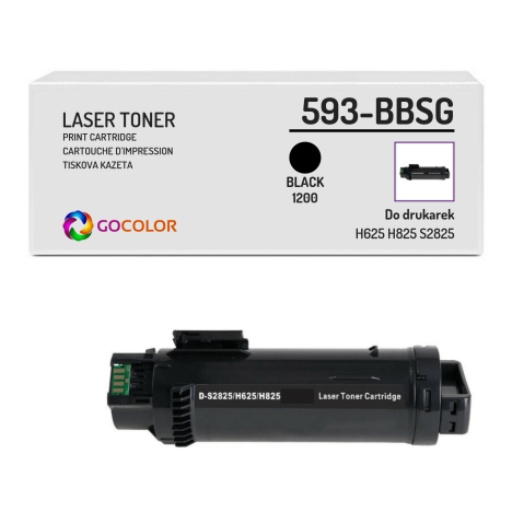 Toner do DELL H625 H825 S2825 593BBSG 2MWN2 Black Zamiennik