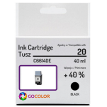 EOL Tusz do HP C6614DE 20 Black Zamiennik - 2