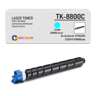 Toner do KYOCERA TK8800C EcoSYS P8060 Cyan zamiennik