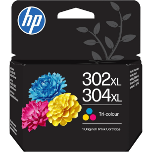 HP oryginalny Tusz B7RT8AE 304XL/302XL CMY
