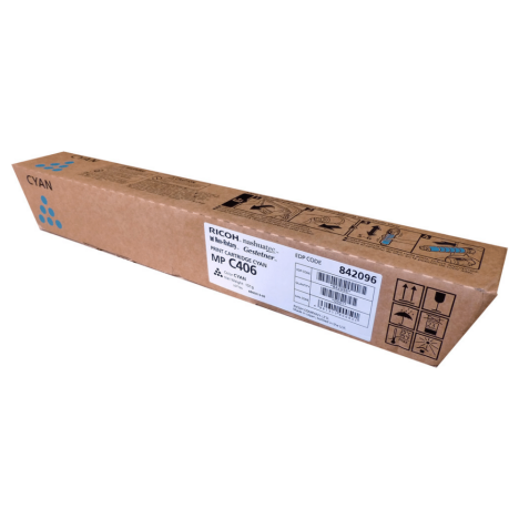 Ricoh oryginalny toner MPC406 842096 cyan