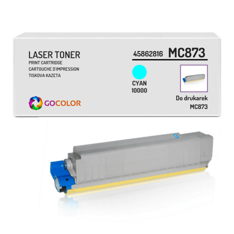 Toner do OKI MC873 45862816 Cyan Zamiennik