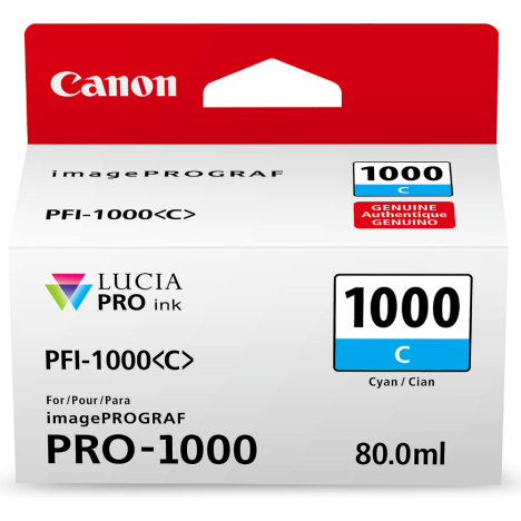 Canon oryginalny tusz PFI1000C 0547C001 cyan
