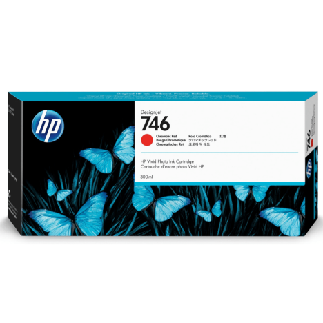 HP oryginalny Tusz P2V81A 746 chromatic red 