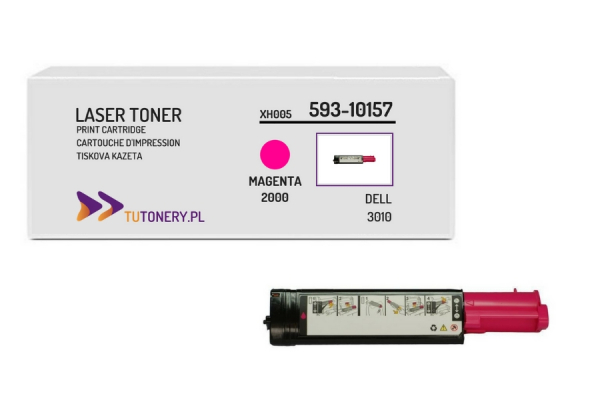 Toner do DELL 3010 XH005 Magenta 593-10157 Zamiennik
