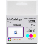 Tusz do HP C9352CE 22XL Kolorowy Zamiennik - 2