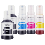 FULLBOX 5-pak tusz do EPSON 102 T03R1 T03R2 T03R3 T03R4 EcoTank ET15000 ET3750 - 3