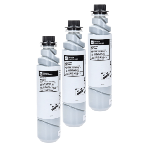 3 X TONER do Ricoh 1270D MP161 MP201 888261 KATUN
