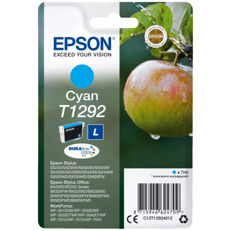 Epson oryginalny tusz T1292 cyan