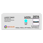 Toner do HP W2211A 207A Cyan zamiennik BEZ CHIPA - 2