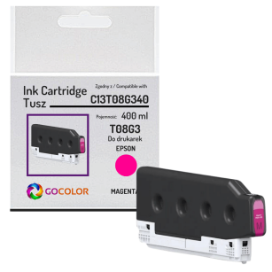 Tusz do EPSON T08G3 C13T08G340 WorkForce Enterprise AM-C5000 AM-C6000 400.0ml Pigment magenta zamiennik