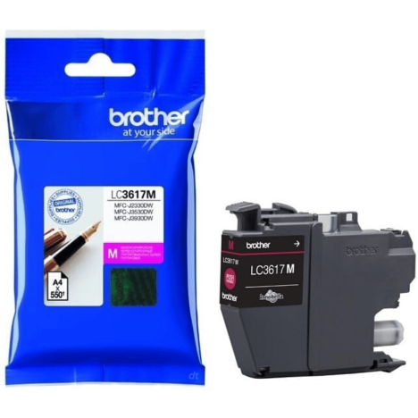 Brother oryginalny Tusz LC3617M magenta