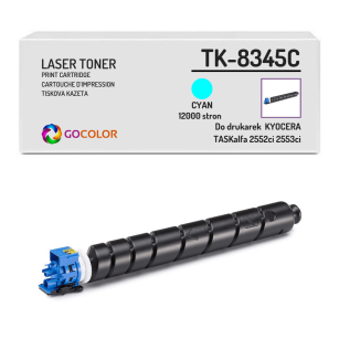 Toner do KYOCERA TK8345C TASKalfa 2552ci 2553ci Cyan 1T02L7CNL0 zamiennik