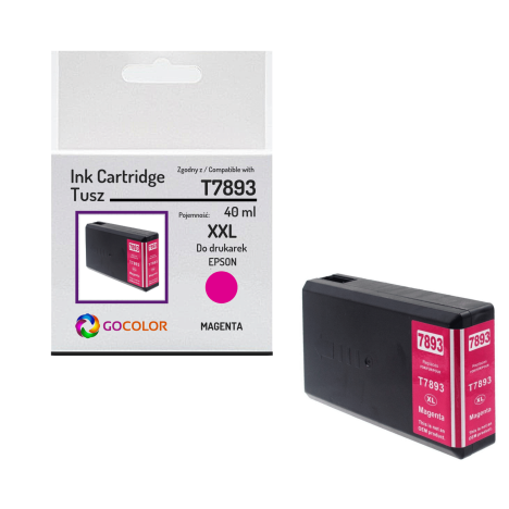Tusz do EPSON T7893 XXL Magenta Zamiennik