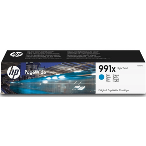 HP oryginalny Tusz M0J90AE 991X cyan