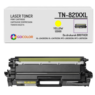 Toner do BROTHER TN821XXLY HLL9470CDN MFCL9670CDN 12,0K yellow Zamiennik