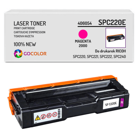 Toner do RICOH SPC220E 406054 406767 Magenta nowy zamiennik