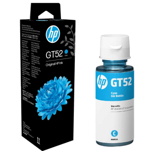 HP oryginalny Tusz butelka M0H54AE GT52 cyan