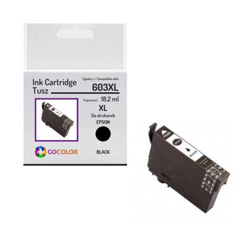 Tusz do Epson 603XL T03A1 Black Zamiennik
