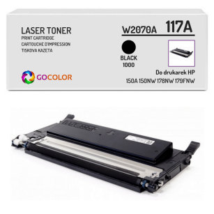 Toner do HP W2070A 117A Black Zamiennik