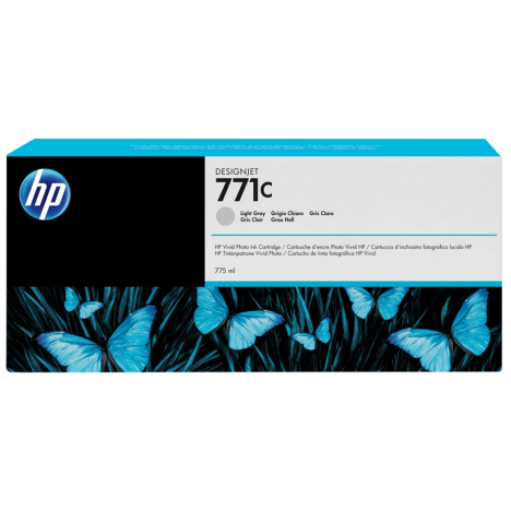 HP oryginalny Tusz B6Y14A 771C light gray