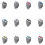 12-pak Canon oryginalny tusz PFI4100 imagePROGRAF PRO-1100 12x80.0ml - 3