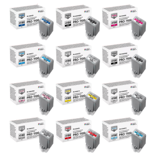 12-pak Canon oryginalny tusz PFI4100 imagePROGRAF PRO-1100 12x80.0ml