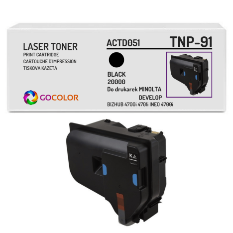 Toner do KONICA MINOLTA TNP91 ACTD051 Bizhub 4700i 4701i Black Zamiennik